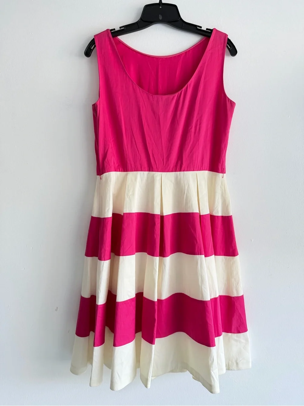 Kate Spade New York Pink & White Striped Celina Mini Dress Size 12 8675